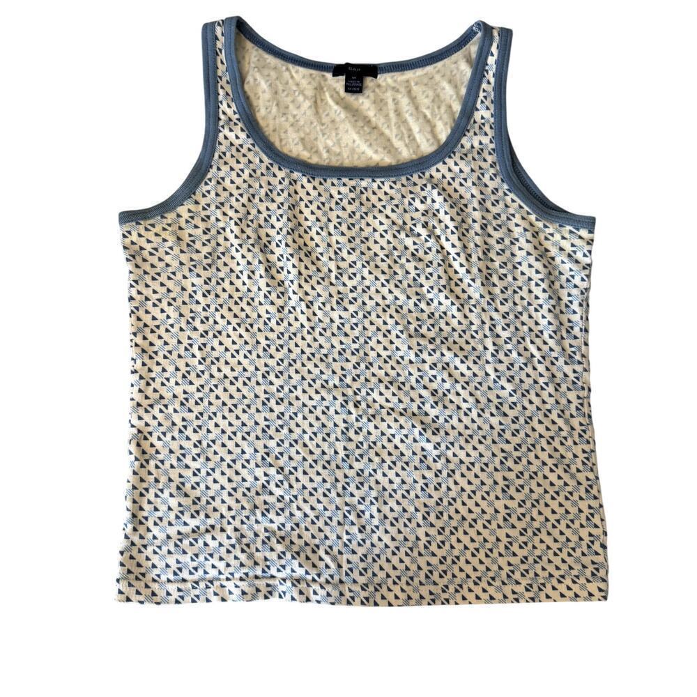 VTG Y2K 2001 Gap Printed Tank Women's Size Medium